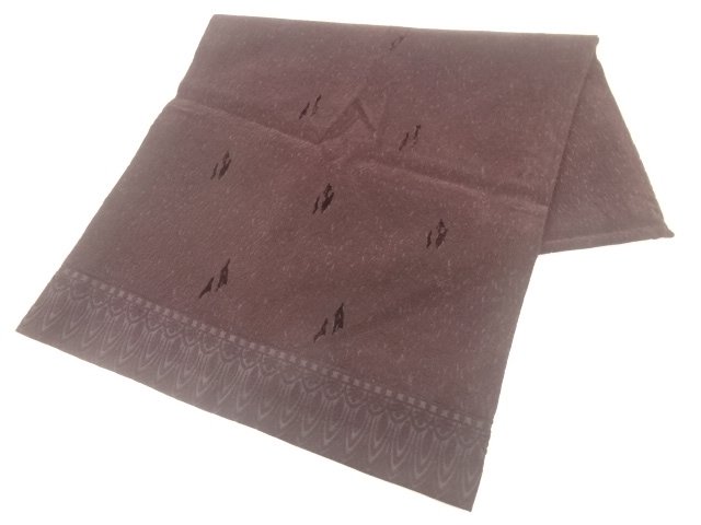 切りビロード木目模様ショール